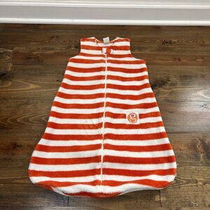 Gunamuna Gunapod Wearable Baby Blanket Orange Fleece Sleep Sack 0-9 Months